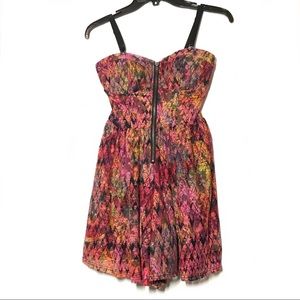 strapless romper dress